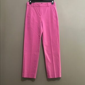 NWT J. Crew Factory Kallie Straight-Leg Pants in Vivid Fuchsia Size 0